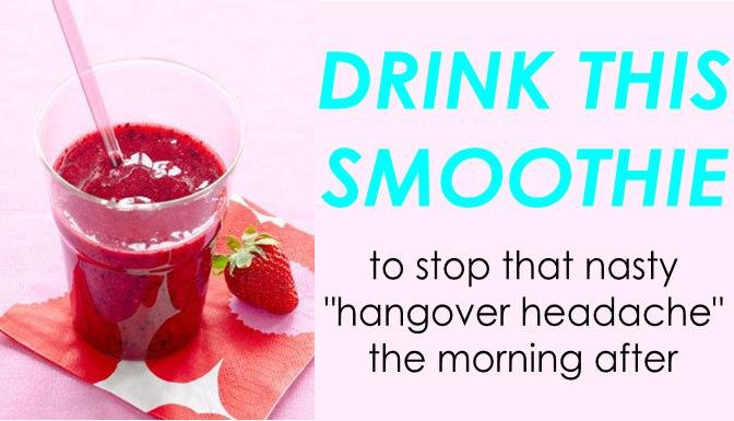 TOP Hangover Busting Smoothie Recipe
