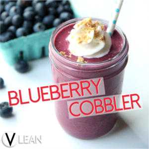 VLEAN - blueberry cobbler