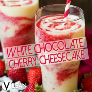 VLEAN - white chocolate cherry cheesecake